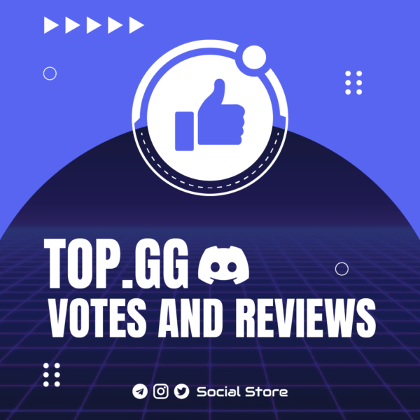 Buy Discord Top.GG Votes And Reviews